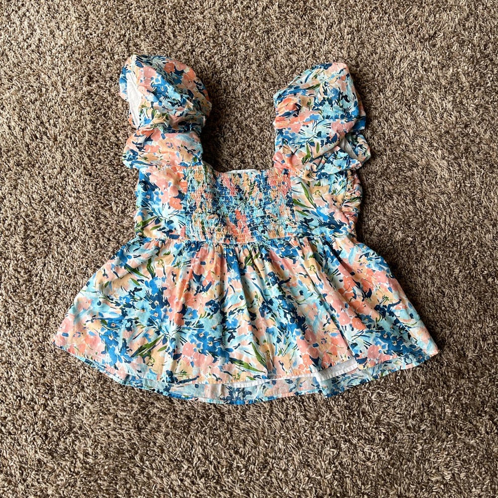 Abercrombie and fitch Floral Puff Sleeve top - Picture 5 of 6